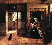 HOOCH, Pieter de The Mother wsf oil painting